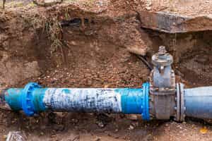 Sewer Pipes with Blockage